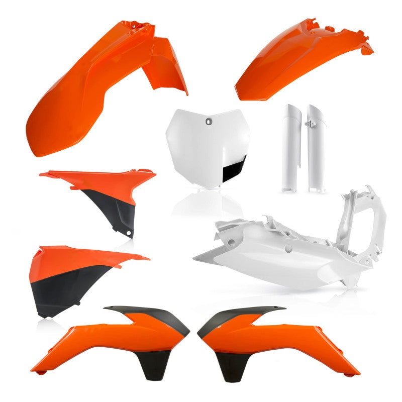 Acerbis 13-14 KTM SX/SX-F/XC/XC-F 125-450 Full Plastic Kit – 16 Orange