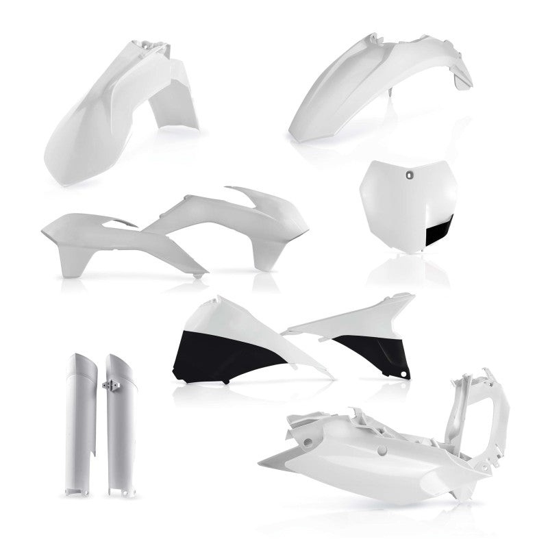 Acerbis 13-14 KTM SX/SX-F/XC/XC-F 125-450 Full Plastic Kit – White