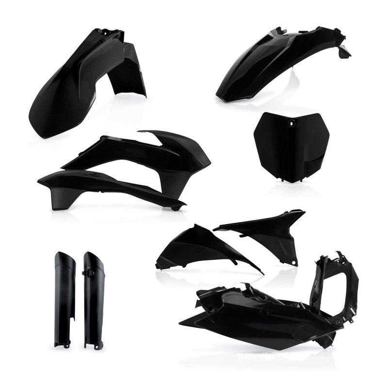 Acerbis 13-15 KTM SX/SX-F/XC/XC-F 125-450 Full Plastic Kit – Black
