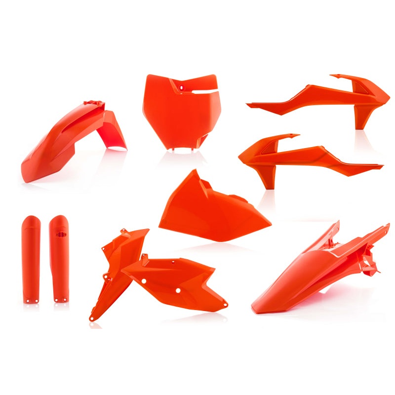 Acerbis 16-18 KTM 125-450 SX/ SX-F/ XC-F /XC Full Plastic Kit – 16 Orange