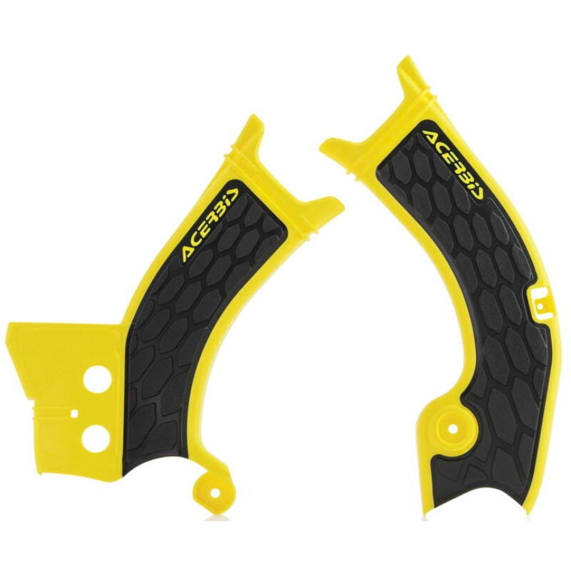 Acerbis 18-24 Suzuki RMZ250/ RMZ450 Frame Guard X Grip – Yellow/Black