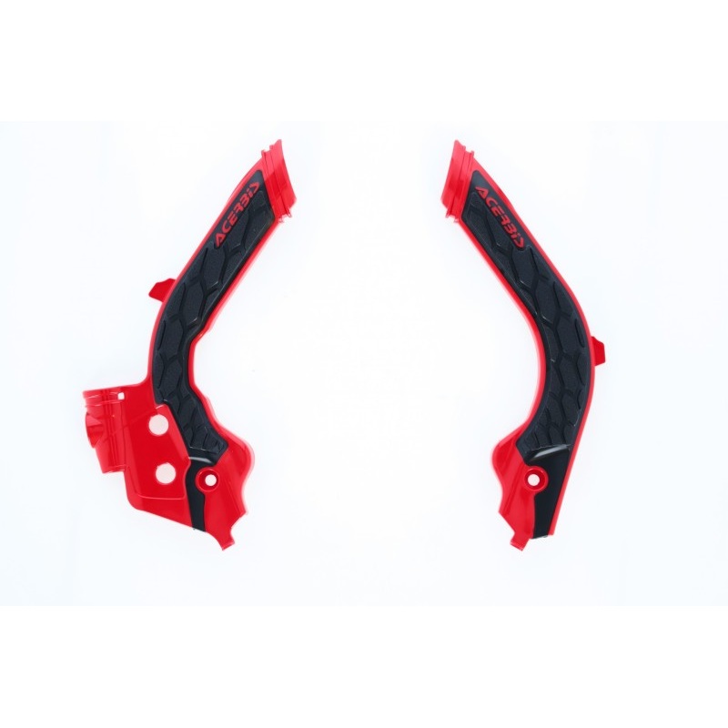 Acerbis 19-22 KTM 125-501 TC/FC/FX/FE/S/TE/TX/ 21-23 GasGas Frame Guards- X-Grip – Red/Black