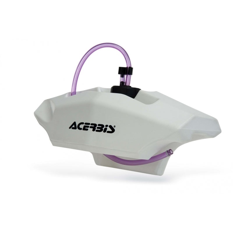 Acerbis Auxiliary Front Handlebar .6 Gallon Fuel Tank – White