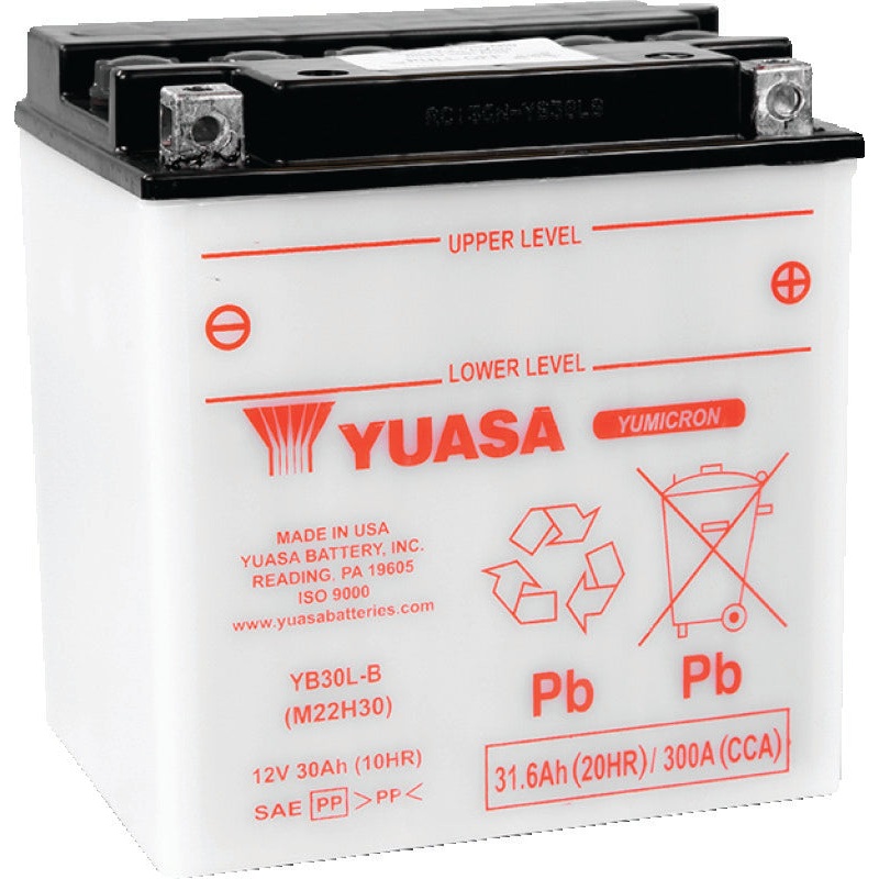 Yuasa YB30L-B Yumicron CX 12-Volt Battery