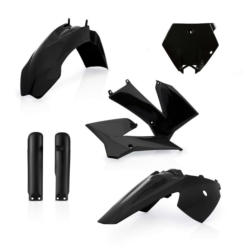 Acerbis 03-12 KTM SX85/ 04-11 SX105 Full Plastic Kit – Black