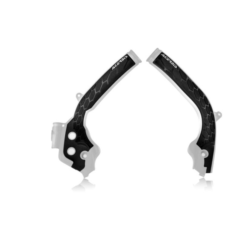 Acerbis 16-19 KTM 125-450 SX/SX-F/XC-F/XC/XC-W/EXC-F/ Husq Frame Guards- X-Grip – White/Black