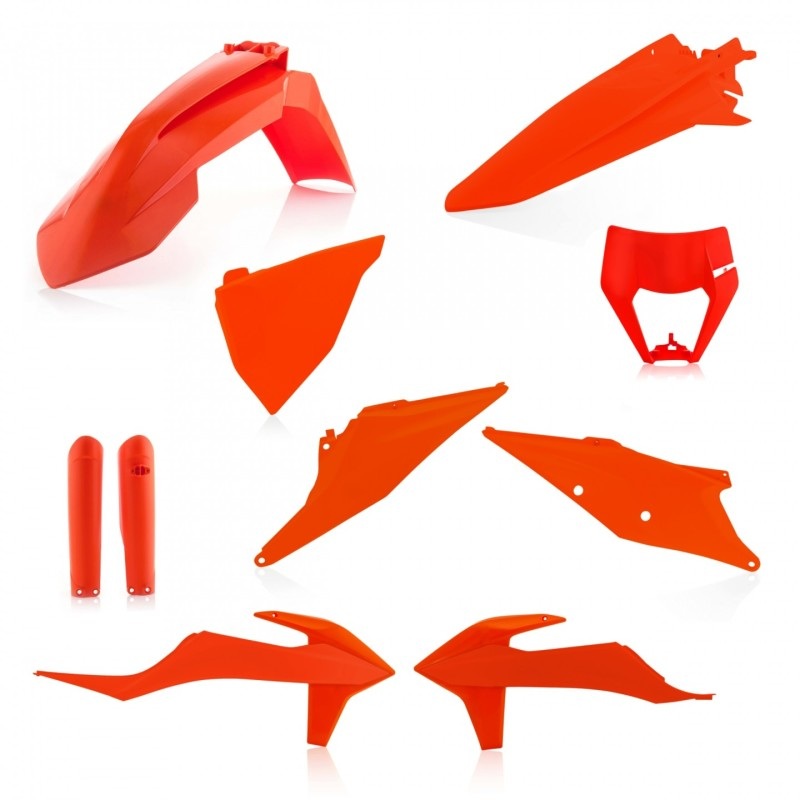 Acerbis 20-23 KTM 150-500 XCF-W/ XC-W-tpi/ EXC-tpi/ EXC-F Full Plastic Kit – 16 Orange