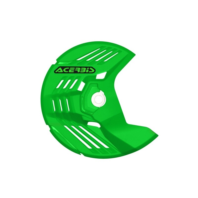 Acerbis 21+ Fantic/ Kawasaki/ 17+ Honda/ 2024 Sherco/ 04+ Yamaha Disc Cover- Linear J – Green