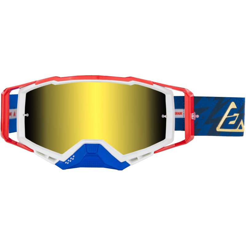 Answer ARC Bolt Goggles Red/White/Blue/Gold – Adult