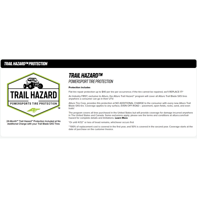 Atturo Trail Blade BOSS SxS Tire – 29x11R14 75N