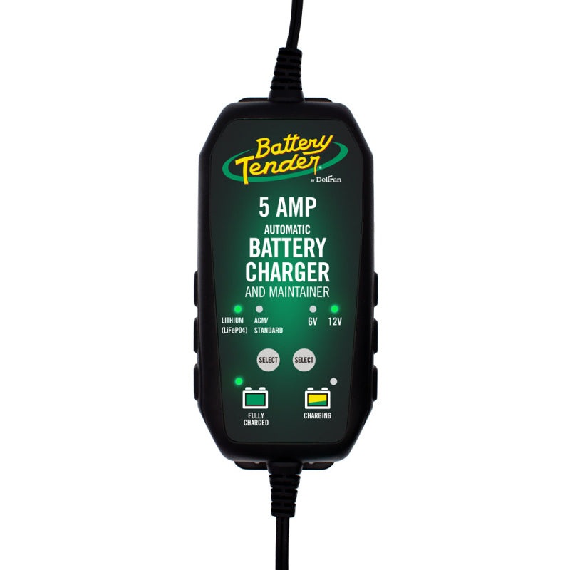 Battery Tender 12V 5A Lead Acid & Lithium Selectable Battery Charger