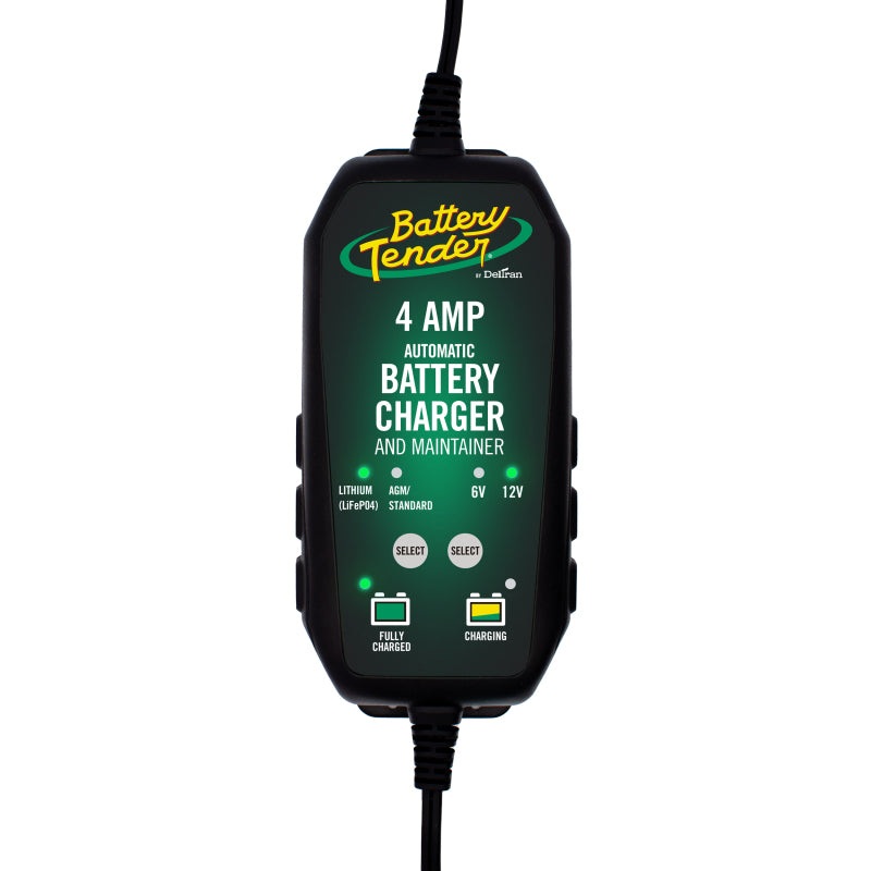 Battery Tender 6V/12V 4A Lead Acid & Lithium Selectable Battery Charger