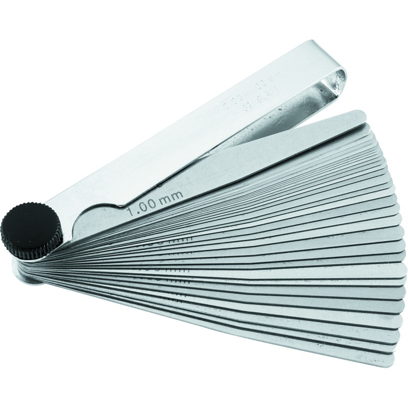 BikeMaster 32-Blade Dual-Reading Combination Feeler Gauge Set – Pack of 2