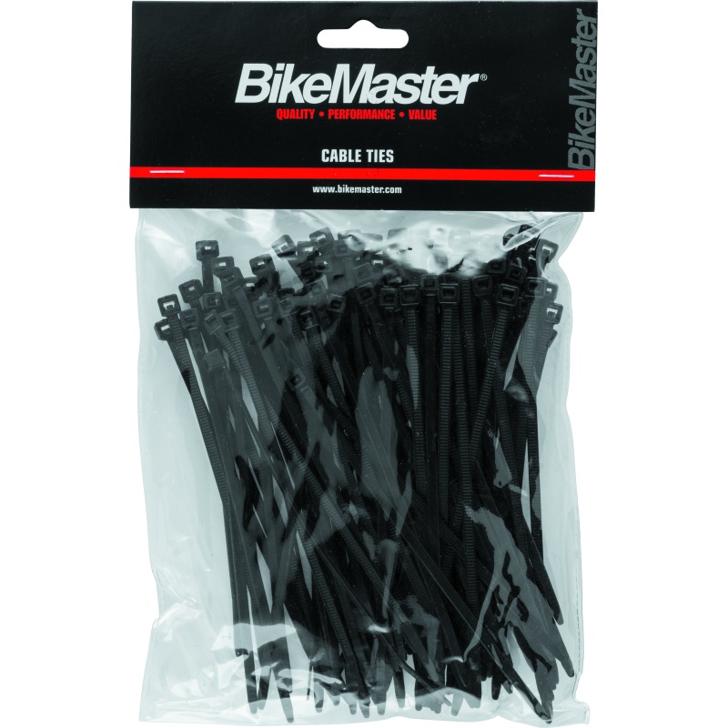 BikeMaster 5.5in Cable Ties (Pack of 100) – Black