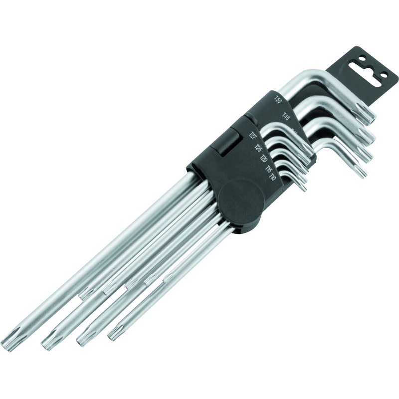 BikeMaster 9-pc Ball End Long Wrench Set – Torx