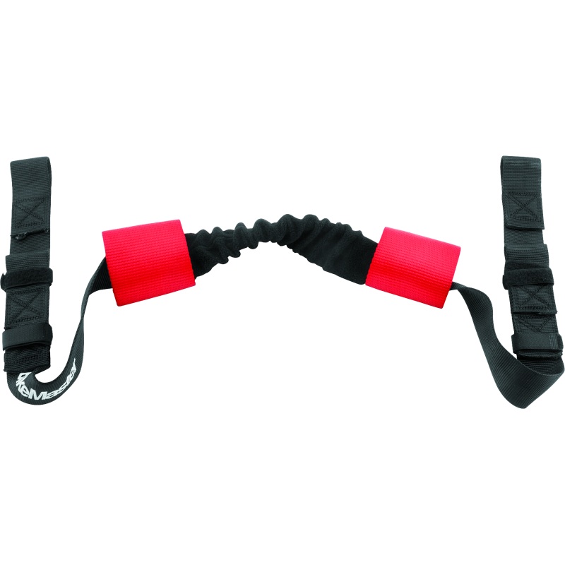 BikeMaster Bar Harness Tiedown Assist – Black/Red
