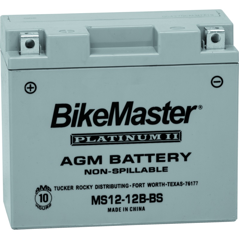 BikeMaster AGM Battery – MS12-12B-BS