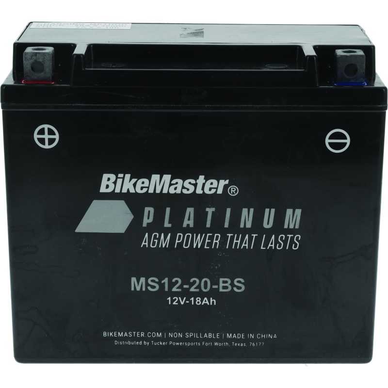 BikeMaster AGM Battery – MS12-20-BS