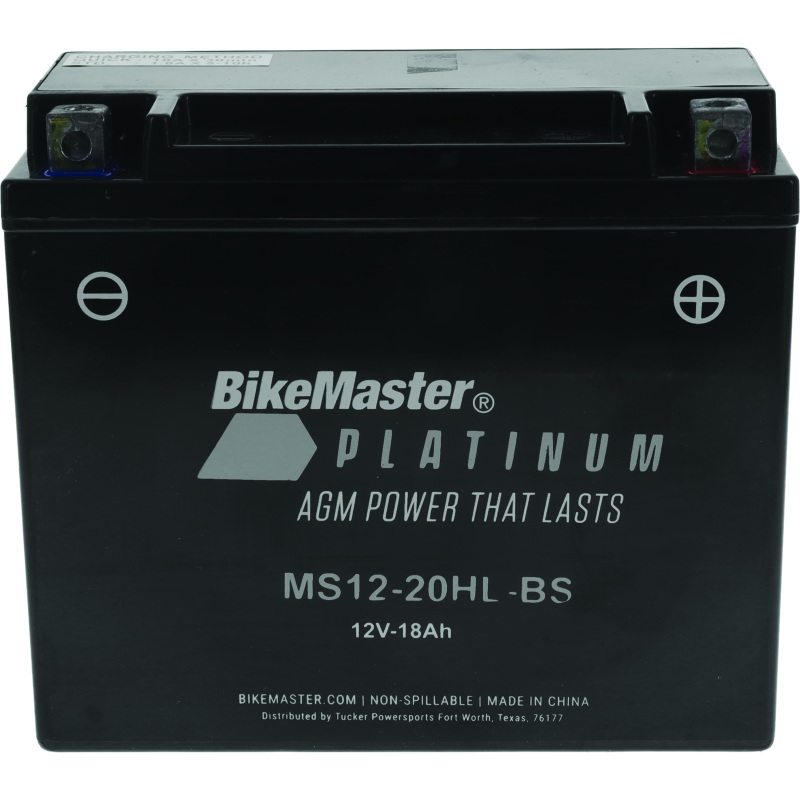 BikeMaster AGM Battery – MS12-20HL-BS