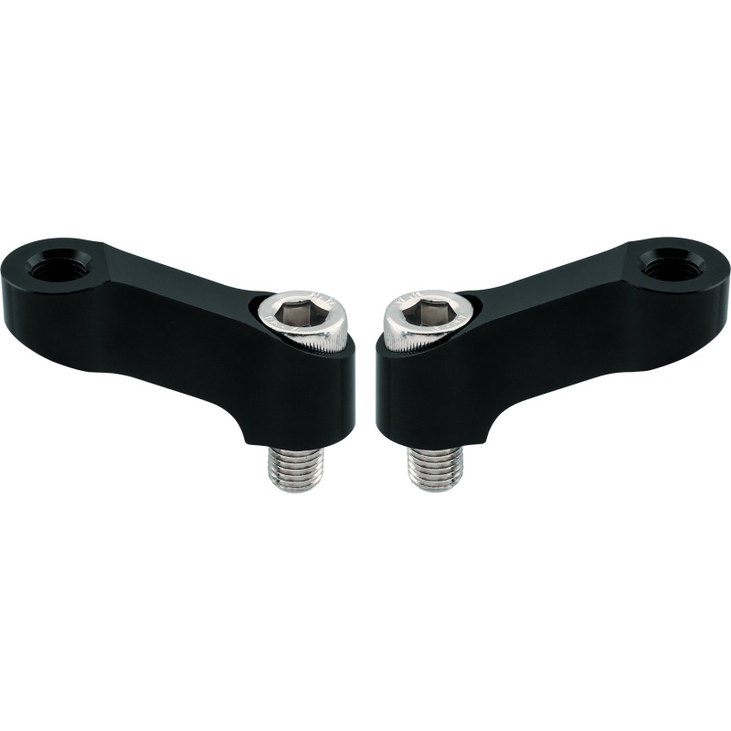 BikeMaster Mirror Extension 10mm Pair – Black