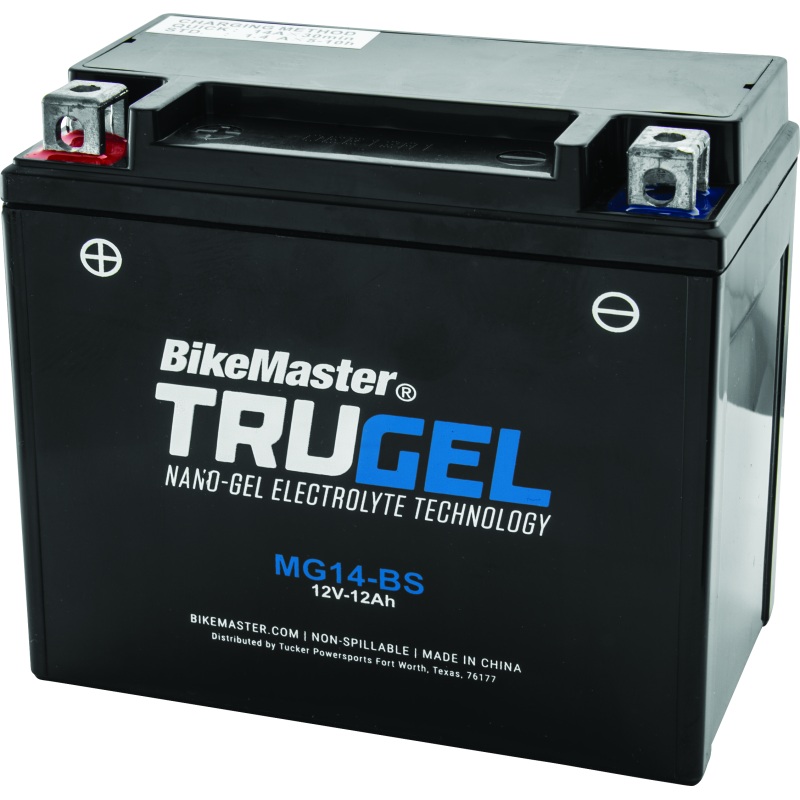 BikeMaster TruGel Battery – MG14-BS