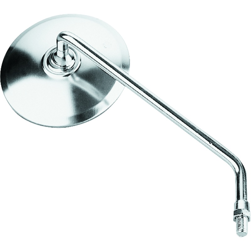 BikeMaster Round Mirror 10mm Left – Stainless