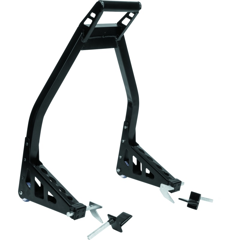 BikeMaster Universal Aluminum Stand – Rear – Black