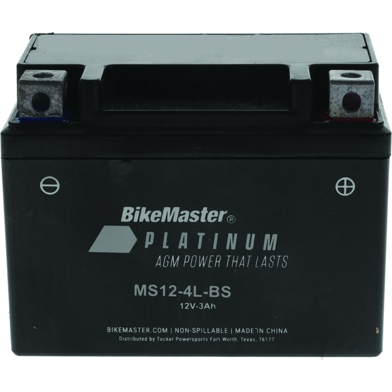 BikeMaster AGM Battery – MS12-4L-BS