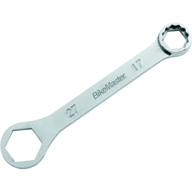 BikeMaster Rider Wrench – 27mm 6-pt x 17mm 12-pt