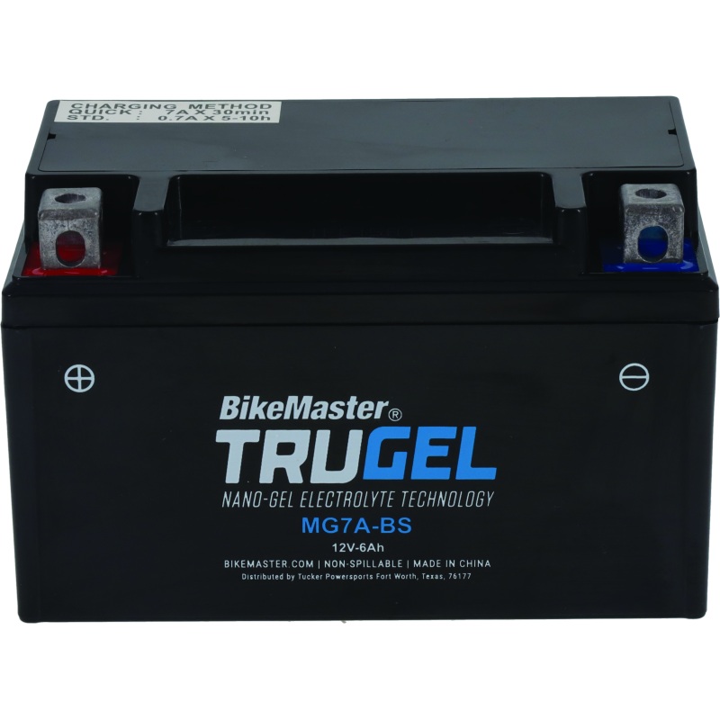 BikeMaster TruGel Battery – MG7A-BS