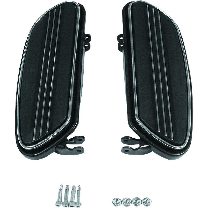 Bikers Choice 86-Up FLH FLT Black Extended Floorboard Kit