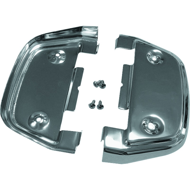 Bikers Choice 87-Up Touring Chrome Passenger Floorboard Undercover Kit