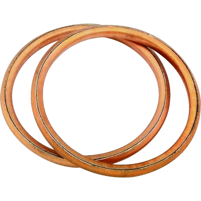 Bikers Choice 66-84 Shovelhead Choice Round Copper Exhaust Gaskets Pr