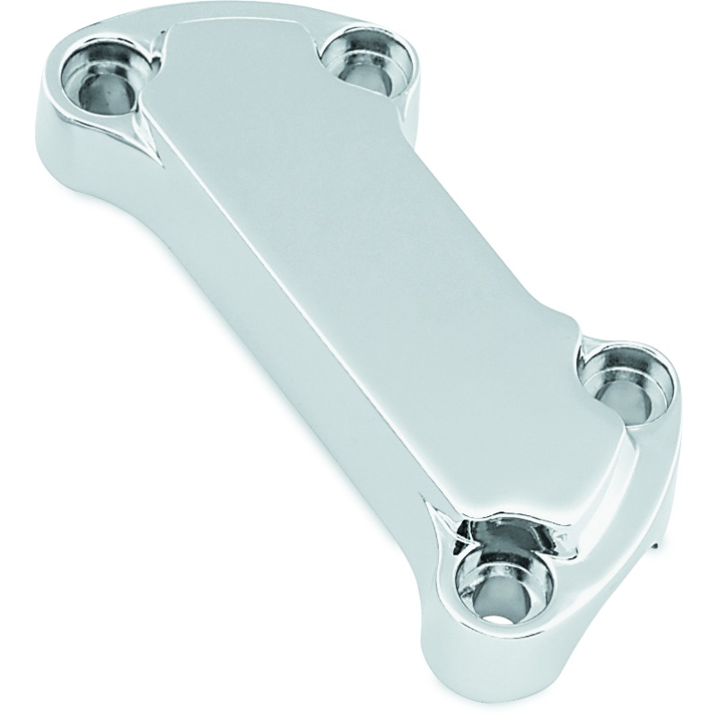 Bikers Choice 74-Up Big Twin and XL Scalloped Handlebar Clamp Without Skirt