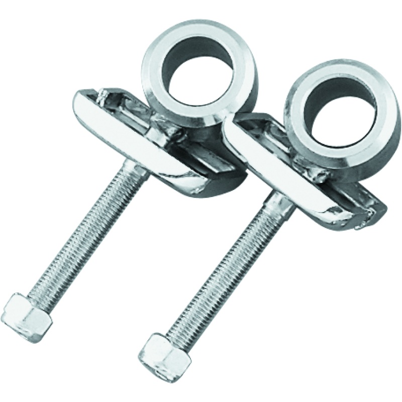 Bikers Choice 79-99 XL 73-E86 FL FX 82-94 FXR 80-83 FLT Chrome Axle Adjusters Replaces H-D 41530-84T