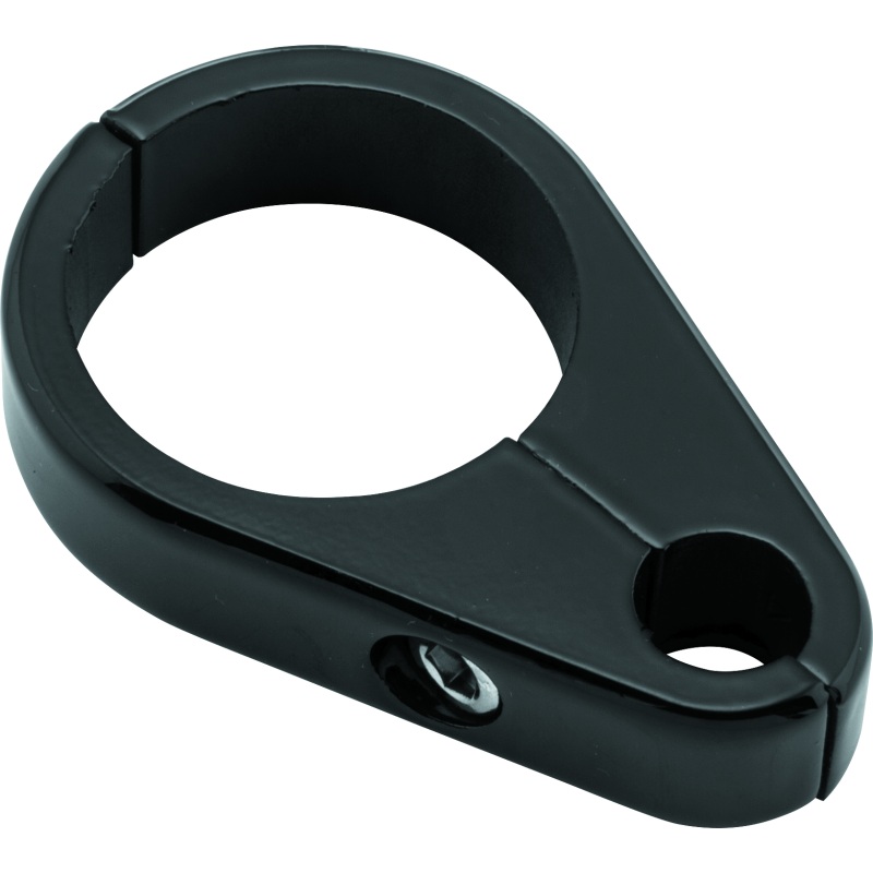 Bikers Choice Black Clutch Cable Clamp for 1 1/8 Inch Tube