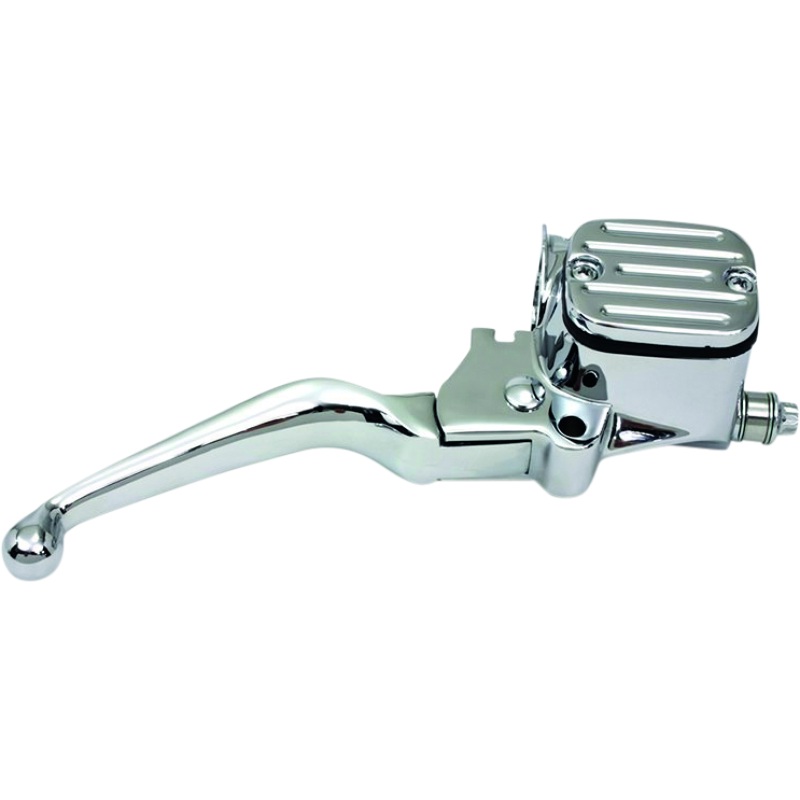 Bikers Choice Chrome 96-07 FL 96-10 ST Dyna 96-03 XL 9/16 Bore Chopped Handlebar Master Cylinder