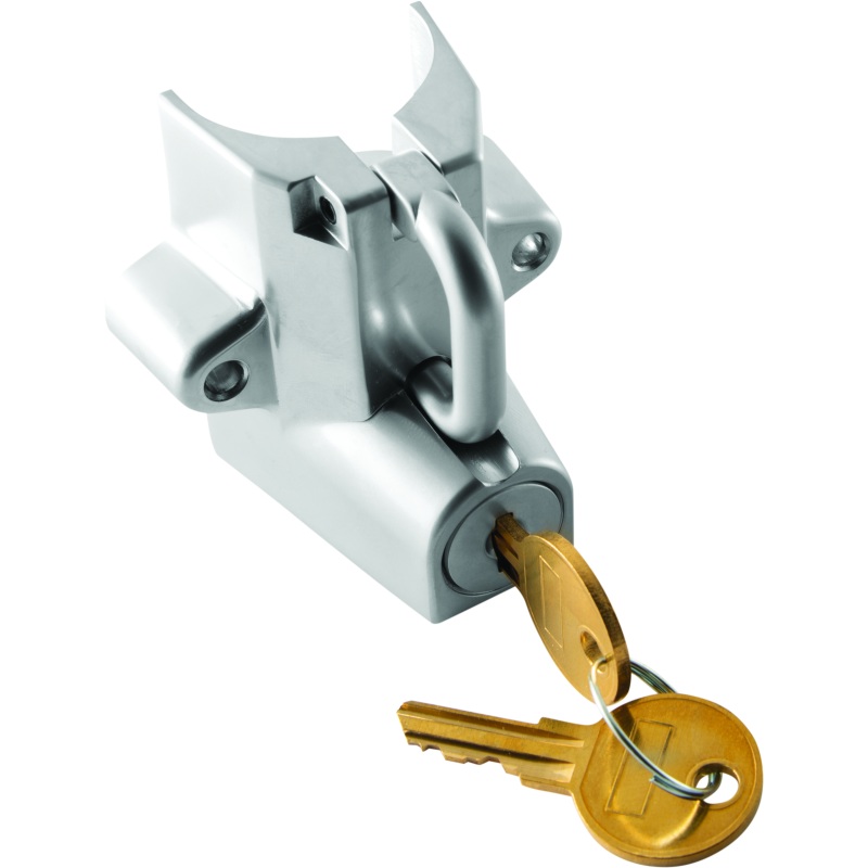 Bikers Choice Chrome Motorcycle Helmet Lock Fits 7/8 – 1 1/4 Tubing