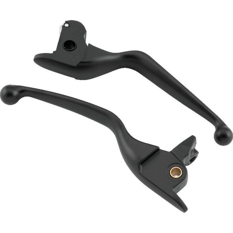 Bikers Choice 14-16 FLH FLT Black Hydraulic Clutch & Brake Lever Set