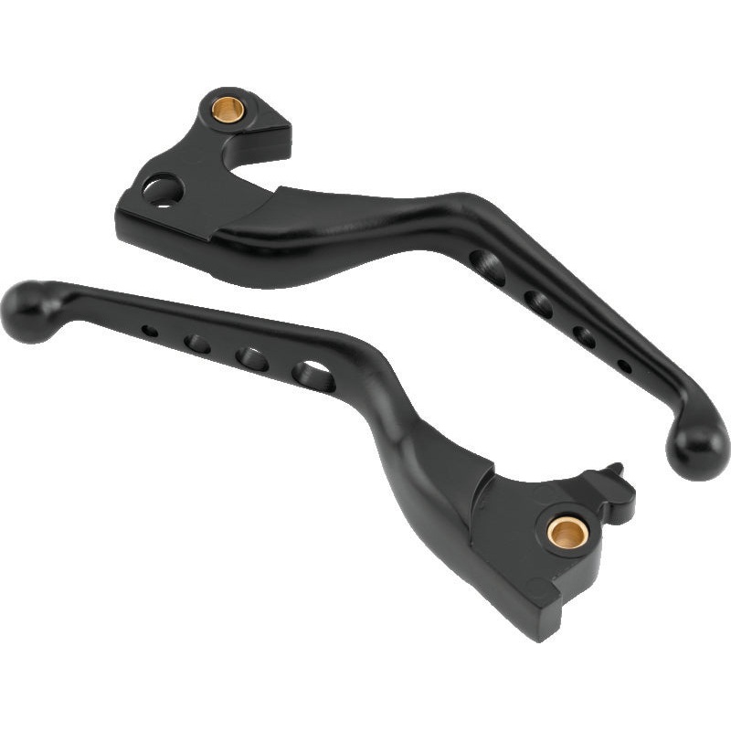 Bikers Choice 14-Up XL Black O Series Holed Lever Set