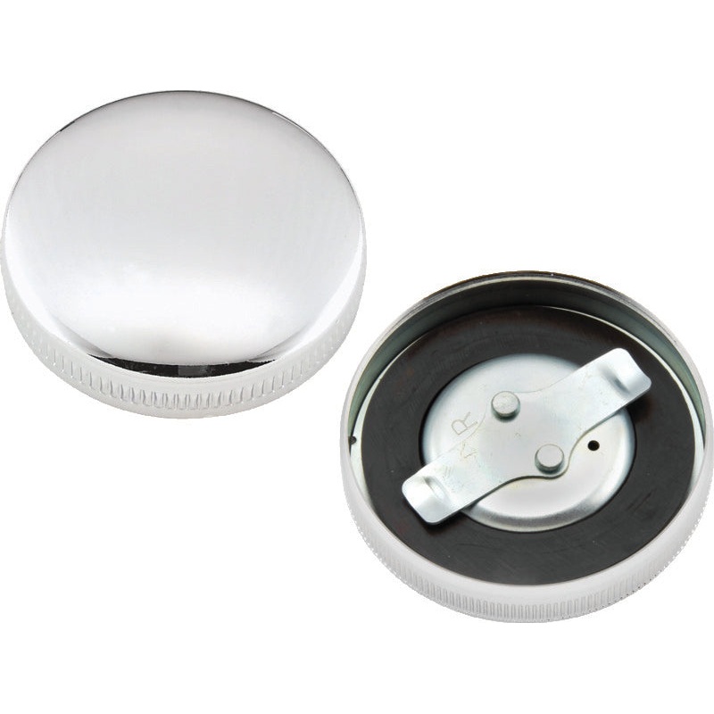 Bikers Choice 36-E73 Chrome Early Vented Gas Cap Single & Fatbob Tank Right Side Repl H-D 61103-36
