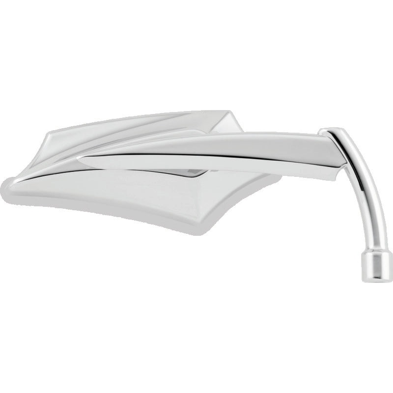 Bikers Choice 65-Up Chrome Angler Mirror Universal Custom Pair