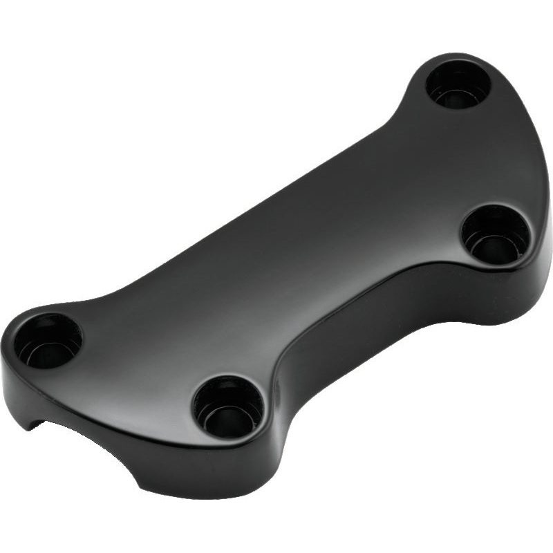 Bikers Choice 74-Up Black Plain Handlebar Clamp