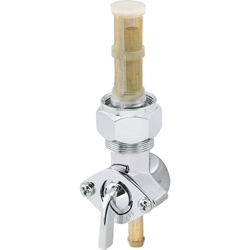 Bikers Choice 75-Up XL Big Twin Custom Chrome 22MM Straight Petcock Replaces H-D 62163-75