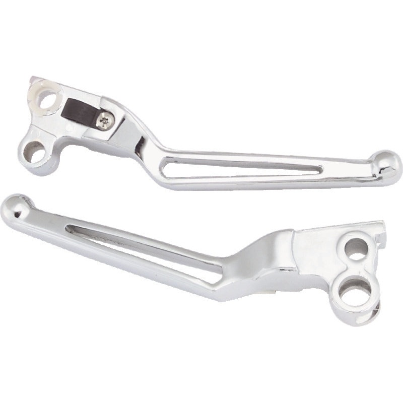Bikers Choice 82-95 Big Twin & XL Chrome Custom Slotted Lever Set