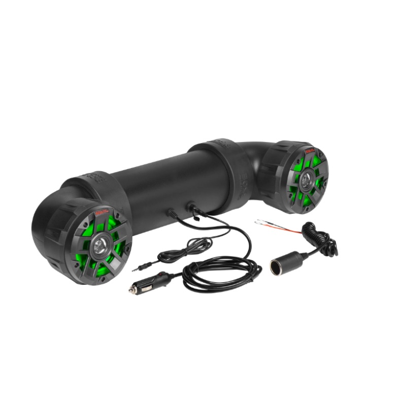 Boss Audio Systems ATV UTV Amplified Bluetooth Sound System 4in Speakers – RGB Illumination