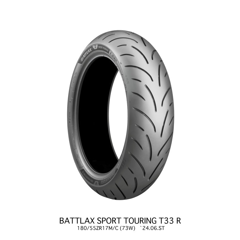 Bridgestone  Battlax Sport Touring T33R Tire – 190/55ZR17 M/C 75W TL Rear