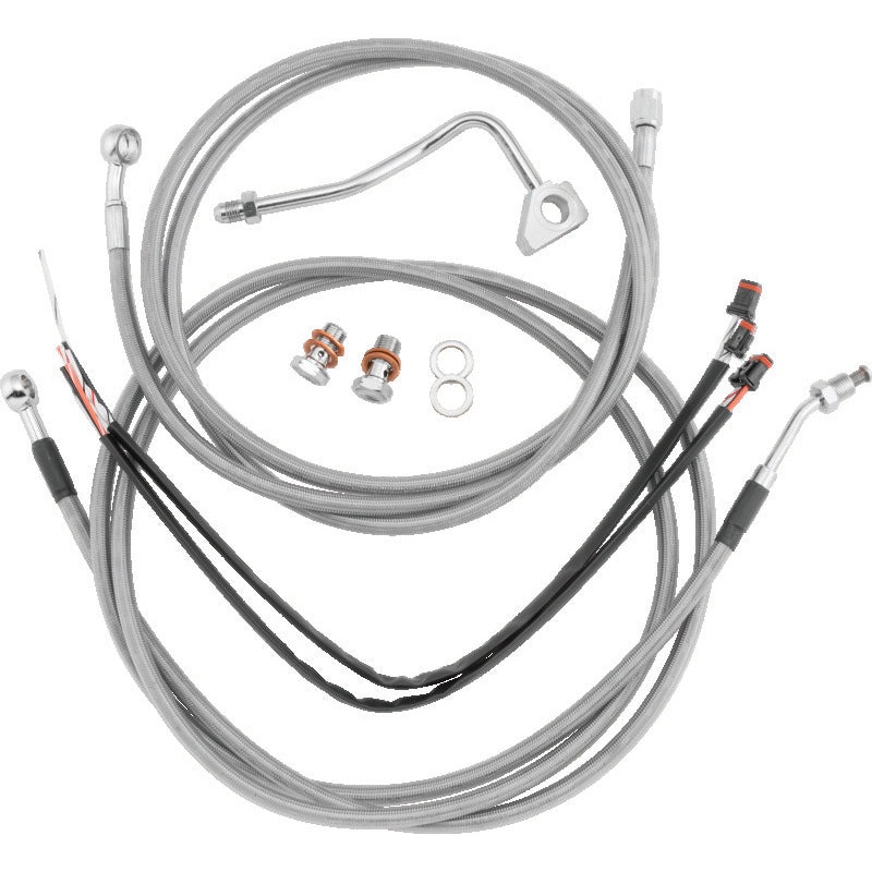 Burly Brand Control Kit 13in ABS – Stainless Steel