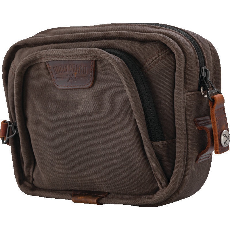 Burly Brand Handlebar Bag – Dark Oak
