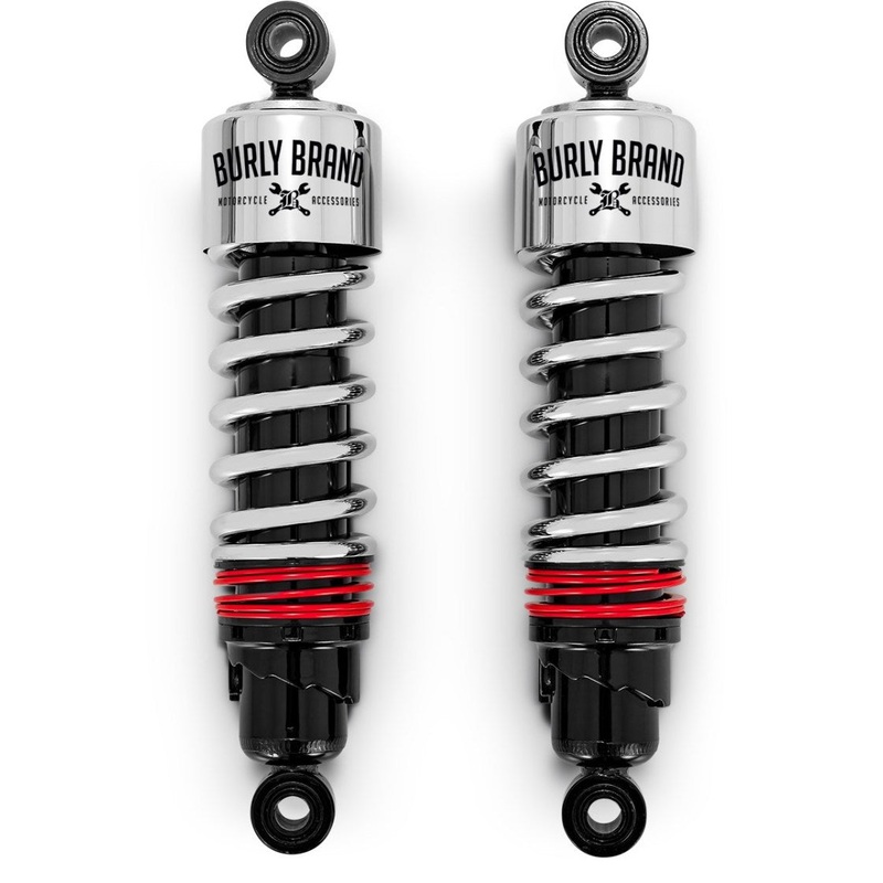 Burly Brand Slammer Plus Shocks 11.5in – Chrome